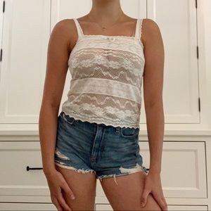 Vintage Lace Tank Top